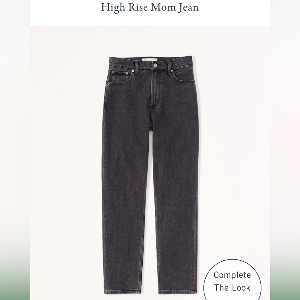 Abercrombie & Fitch High Rise Mom Jean